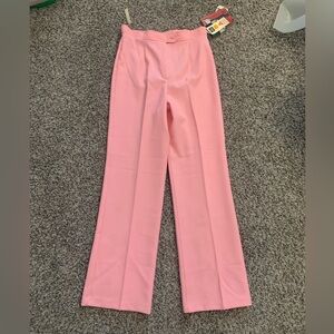 80’s core DonnKenny pleated front pink women’s slacks deadstock 13/14